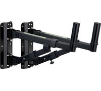 2x Staffe Montaggio a Parete per Altoparlante Regolabile Supporto Top Hat Audio