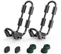 Wiltec 2X Staffe Porta Kayak Canoa per Portapacchi Tetto Auto, a Forma di a J, in Alluminio con 2 Cinghie