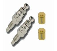 2x Stahlbus Schnell-Entlüfterschraube M7x1.0 + Valvola Sfogo Aria + Coperture