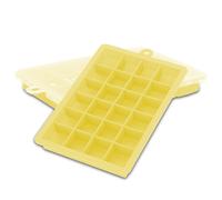 2x Stampi per cubetti di ghiaccio Set di 2 à 24 scomparti Stampi in silicone per