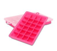 2x Stampi per cubetti di ghiaccio Set di 2 à 24 scomparti Stampi in silicone per