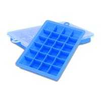 2x Stampi per cubetti di ghiaccio Set di 2 à 24 scomparti Stampi in silicone per