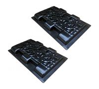 2X Stampo per Cemento Nel Modo Irregolare Pietra per Nel Plastica S7961