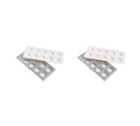 2X Stampo per Pasta Italiano Vassoio per Ravioli Piatto Perno con Bordi Qua5156