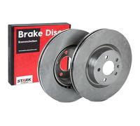 2x STARK Disco freno Anteriore Ø345mm Altezza: 62,2mm Spessore: 30mm Cerchio foro-Ø: 112mm ventilato SKBD-0023614