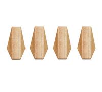 2X Stile Giapponese Semplice E Moderno Nel Legno Massello Gancio Appeso Un 1695