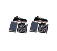 2X STM32F407VET6 Scheda di Sviluppo Cortex-M4 STM32 Scheda di Apprendimento del Sistema Minimo Scheda ARM Core + Schermo LCD TFT da 3,2 Pollici