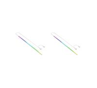 2X Striscia LED Barra Luminosa Magnetica per Computer 5V/3PIN ARGB Striscia Luminosa per Scheda Madre Barra Luminosa Colorata per Atmosfera DIY per