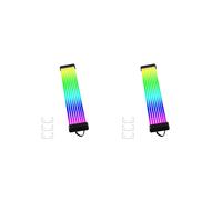 2X Striscia LED RGB Scheda di Sincronizzazione ARGB per Alimentazione Computer GPU Scheda Grafica Custodia per Cavi Scheda Grafica Neon 8PIN