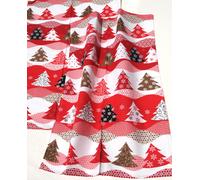 2X Strofinacci Di Natale Kracht Cucina Strofinacci Mezzo Lino Abete Albero Neve