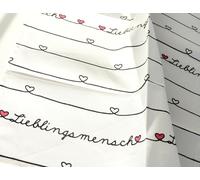2X Strofinacci Preferiti Kracht Cucina Mezzo Lino Cuori Amore