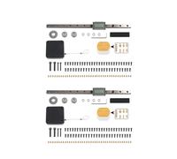2X Strumento di Pressatura per Inserti Termofissati Kit di Pressa Invisibile Kit di Inserti con Dado Incorporato M2 M3 M6 M8 per Parti di Stampa 3D