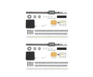 2X Strumento di Pressatura per Inserti Termofissati Kit di Pressa Invisibile Kit di Inserti con Dado Incorporato M2 M3 M6 M8 per Parti di Stampa 3D