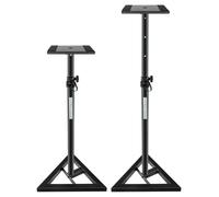2x Supporti Stativo Asta Altoparlante Cassa Monitor Box DJ PA Studio 80-130cm