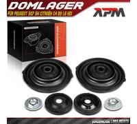 2x Supporto Ammortizzatore a Molla Frontale per Peugeot 307 Sw Citroën C4 B9 1.6
