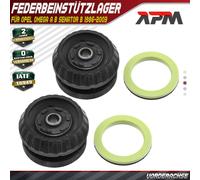 2x Supporto Ammortizzatore a Molla Frontale SX Destra per Opel Omega Senatore B