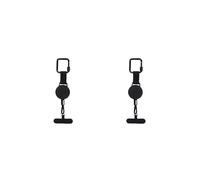 2X Supporto Antifurto Retrattile per Telefono Cellulare con Cordino di Sicurezza per Smartphone con Clip da Cintura e Cordino per Cellulare