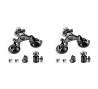 2X Supporto da Auto con Ventosa Tripla per Supporto per Stabilizzatore per Fotocamera Osmo con Adattatore di Espansione