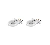 2X Supporto da Parete con Gestione Cavi Integrata, Staffa Salvaspazio, Mensola da Parete per Router Wireless Nest WiFi