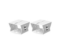 2X Supporto di Montaggio per Telecamera di Sorveglianza CCTV Regolabile 2D con Testa A Becco D'Anatra, Giunto Universale, Adattatore per Barra