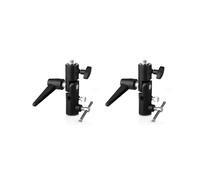 2X Supporto Girevole per Ombrello Staffa 1/4 Pollici 3/8 Pollici per Studio Photo Speedlight Light Stand Photo Studio Accessori