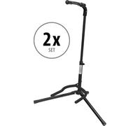 2x Supporto Leggio Professionale A Chitarra Basso Piegabile 57-75cm Allungabile