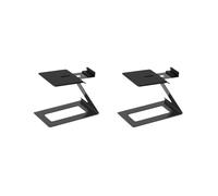 2X Supporto per Altoparlante da Scrivania, Supporto per Monitor da Studio con Cuscinetto di Assorbimento Delle Vibrazioni, per Soggiorno, Studio
