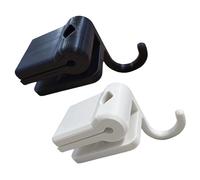 2X(Supporto per Archetto per Leggio con Clip per Matita, Gancio Pieghevole 1319