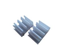 2x Supporto per Barra DIN 2 Moduli - 3 Scomparti Universali per Morsetti WAGO 221 (412/413/415) - Stampato in 3D - Resistente al Calore - Compatibile con Guida DIN 35mm