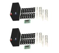 2X Supporto per Batteria 12V 7Ah per Batteria 18650 3x7 Nichel con Scatola 3012