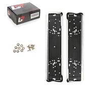 2X Supporto Per Targa In Cromo Lucido 520X110Mm Per HONDA