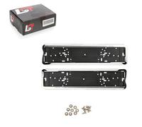 2X Supporto Per Targa In Cromo Lucido 520X110Mm Per LANCIA