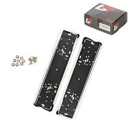 2X Supporto Per Targa In Cromo Lucido 520X110Mm Per OPEL Auto