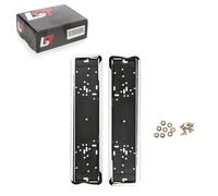 2X Supporto Per Targa In Cromo Lucido 520X110MM Per PEUGEOT