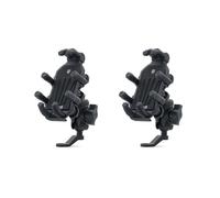 2X Supporto per Telefono da Moto con Ammortizzatore di Vibrazioni per Telefoni da 4,7-7,1 Pollici, Supporto Universale per Specchietto Retrovisore