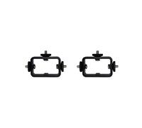 2X Supporto Staffa Adattatore per Flash per Cellulari con Fotocamera Selfie Trasmessi nel Diretta Macchina un Tre Posizioni nel Metallo con Foro 1/4