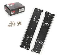 2X Supporto Targa In Acciaio 520 X 110 Mm Per MINI