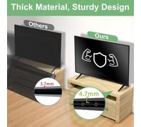 2x Supporto TV antiscivolo Base migliorata per accessori TV a schermo piatto