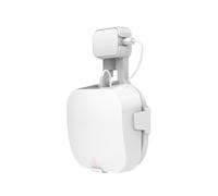 2X Supporto un Parete per Eero Pro 6 Supporto per Router WiFi Supporto per Presa Salvaspazio Senza Fili Disordinati per Amazon Eero Pro 6 (Bianca)