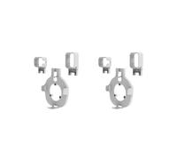 2X Supporto un Parete per Eero Pro 6 Supporto per Router WiFi Supporto per Presa Salvaspazio Senza Fili Disordinati per Amazon Eero Pro 6 (Bianca)