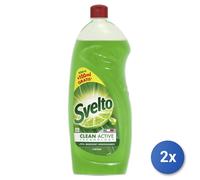 4 Flaconi Svelto Lemon 100% 1,03 Lt Detersivo Piatti al Limone Sgrassante