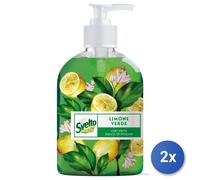 2x Svelto Piatti 450 Ml. Dispenser Limone Made In Italy