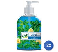 2x Svelto Piatti 450 Ml. Dispenser Menta Bergamotto Made In Italy