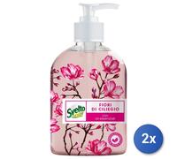 2x Svelto Piatti 450 Ml. Dispenser Sakura Made In Italy