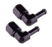 2x Swivel Barb Female Connect Fitting Line Adapter 6AN to 3/8 & 5/16 Acc