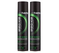 2x Syoss Palette Lacca Spray Tenuta Forte Lunga Durata 300 ml