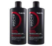 2x Syoss Palette Shampoo Intense Repair Deep Care Intense Color 440 ml