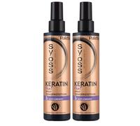 2x Syoss Palette Spray Termoprotettore Keratin Cheratina Anti Crespo 200 ml