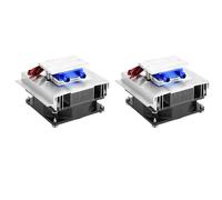 2X System di Raffreddamento Termoelettrico DIY Kit System di Refrigerazione un Semiconduttore Dissipatore di Calore Peltier Dispositivo di