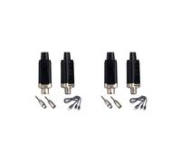 2X System Microfonico Wireless Trasmettitore e Ricevitore XLR Wireless UHF per Microfono Dinamico, Mixer Audio, System PA